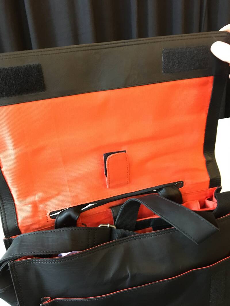 Stromer ST5 Limited Edition 2020 binnenwerk leren tas