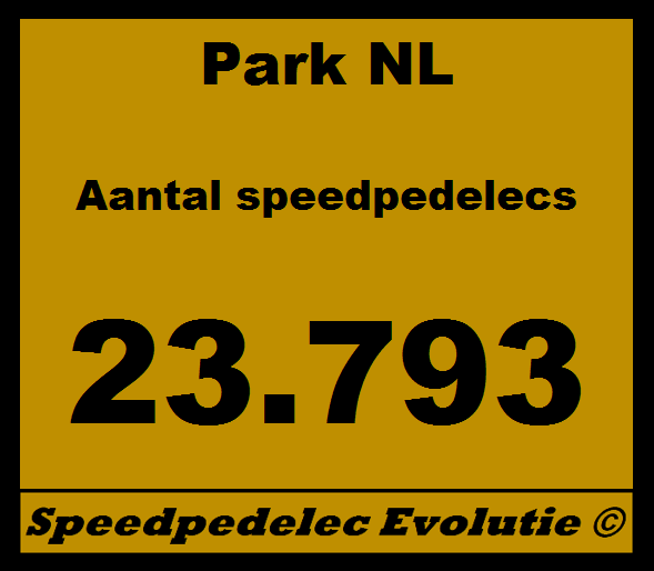 7 januari 2021 Park NL aantal speedpedelecs