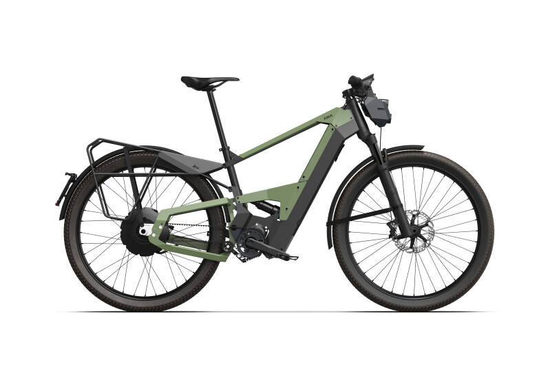 Aska 2022 Olive green met bagagedrager