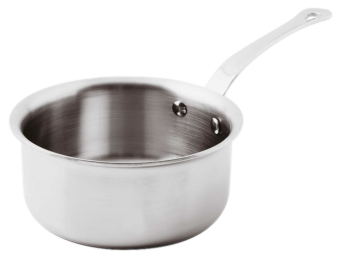 Casseruola Alta / Acciaio Inox / 1 Manico / diam. cm.18 / h cm.8,5 / lt.1,9 / 1 pezzo / PADERNO 12200 5-PLY