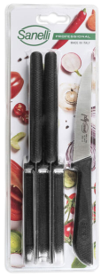 Coltello Costata / Microseghettato / cm.12 / 6 pezzi / SANELLI JOLLY