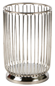 Portagrissini verticale / Acciaio / diam. cm.10 / H cm.15 / 1 pezzo/ ILSA