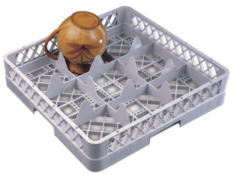Cestello / 9 scomparti / Polipropilene / cm.50x50 / h cm.10,3 / 1 pezzo / PADERNO SERIES 14000