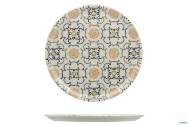 Piatto Pizza / Porcellana Decorata / diam.  cm.31 / 6 pezzi / SATURNIA AGADIR NAPOLI / Cod. AGAP/15738