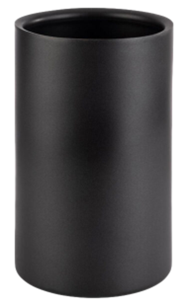 Refrigeratore bottiglia / Acciaio inox a doppia parete / Nero / H cm.20 / diam. cm.10-12 / 1 Pezzo / LEVANTE