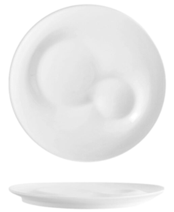 FENIXE SELECTA / Piatto piano gourmet / Porcellana / diam. cm.30 / 2 pezzi