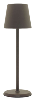 Lampada da Tavolo / Cordless a led / Bronzo / diam. cm.11 / H. cm.34 / 3,5W / FENIXE LUMIERE ROUND