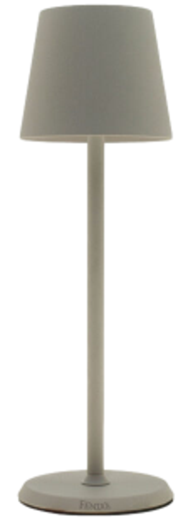 Lampada da Tavolo / Cordless a led / Tortora / diam. cm.11 / H. cm.34 / 3,5W / FENIXE LUMIERE ROUND