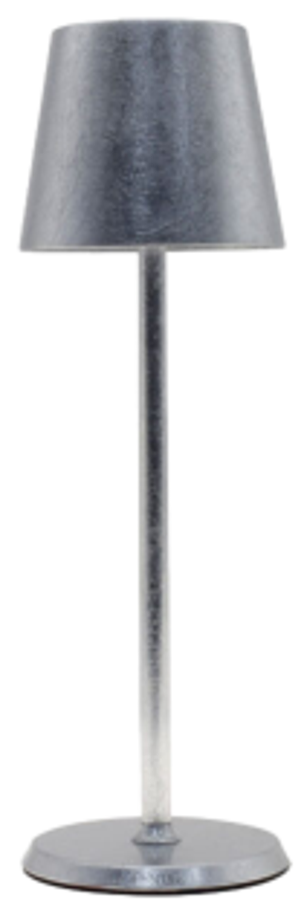 Lampada da Tavolo / Cordless a led / Foglia argento / diam. cm.11 / H. cm.34 / 3,5W / FENIXE LUMIERE ROUND