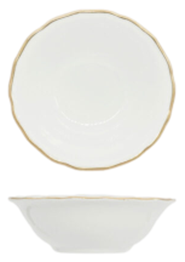 FENIXE DIANA GOLD / Coppetta / Porcellana / diam. cm.15 / 6 pezzi