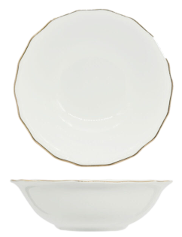 FENIXE DIANA GOLD / Insalatiera / porcellana / diam. cm.23 / 12 pezzi