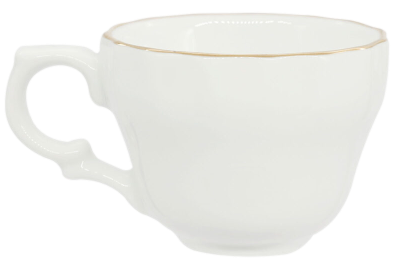 FENIXE DIANA GOLD / Tazza Caffè / Porcellana / cl.9 / 6 pezzi