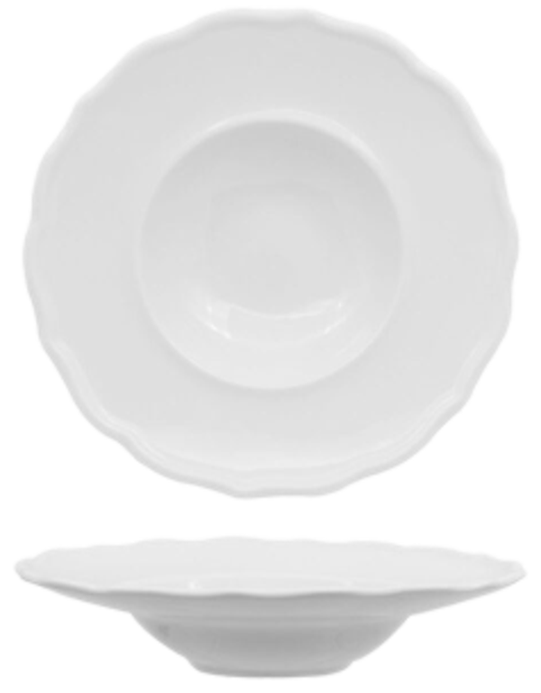 FENIXE DIANA / Piatto Pasta Bowl / Porcellana / diam. cm.28 / int. diam. cm.15 / 6 pezzi