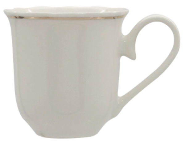 FENIXE GRACE FILO ORO / Tazza Caffè / Porcellana / cl.9 / 12 pezzi
