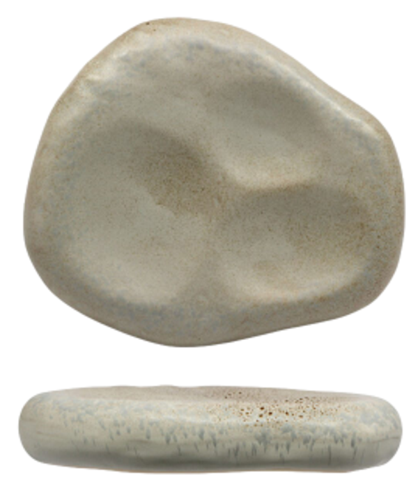 FENIXE ANTIQUA / Piatto Alto Organic / Gres Porcellanato / cm.26x22 / H cm.5 / 4 pezzi