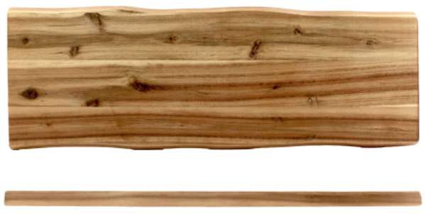 Tagliere Rettangolare - Legno di acacia cm.53x19 H cm.2 (1) - Cod. AGAP/24141