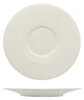 FENIXE HALOS / Piatto piano gourmet / porcellana / diam. cm.30 int. diam. cm.12 / 4 pezzi