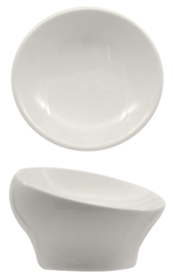 FENIXE SELECTA / Coppetta Obliqua / Porcellana / diam. cm.10,7 / H cm.6,5 / 4 pezzi