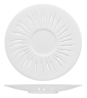 FENIXE ZEFIRO / Piatto piano gourmet / porcellana / diam. cm.29 int. diam. cm.10 / 3 pezzi /