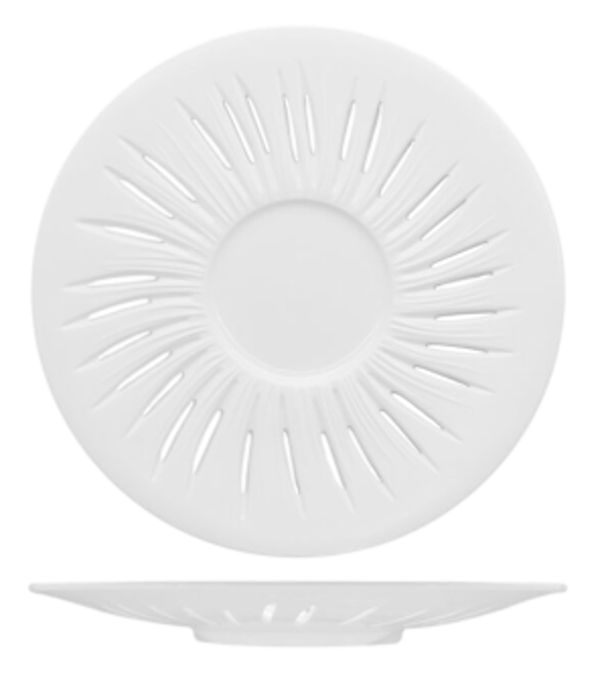 FENIXE ZEFIRO / Piatto piano gourmet / porcellana / diam. cm.29 int. diam. cm.10 / 3 pezzi /