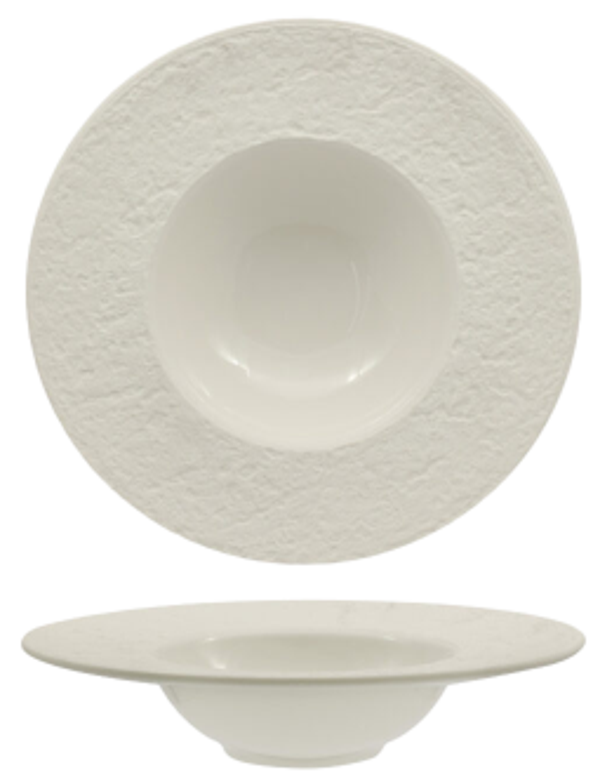 FENIXE ARTIKA STONE / Piatto Pastabowl / Porcellana / diam. cm.26,5 / int. diam. cm. 15 / 6 pezzi