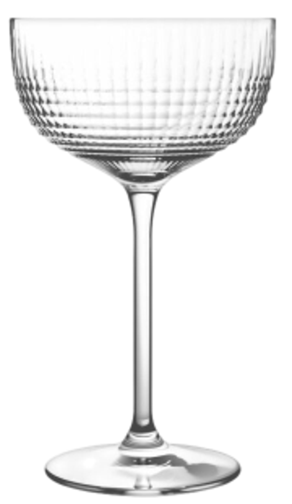 Calice Champagne / Vetro / cl.21 / H cm.16 / diam. cm.9 / Conf. 6 pezzi / ARCOROC DISCO