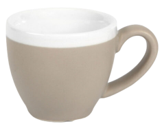 Tazza Caffè / Porcellana colorata / cl.8 / 6 pezzi / LIONESS TORTORA