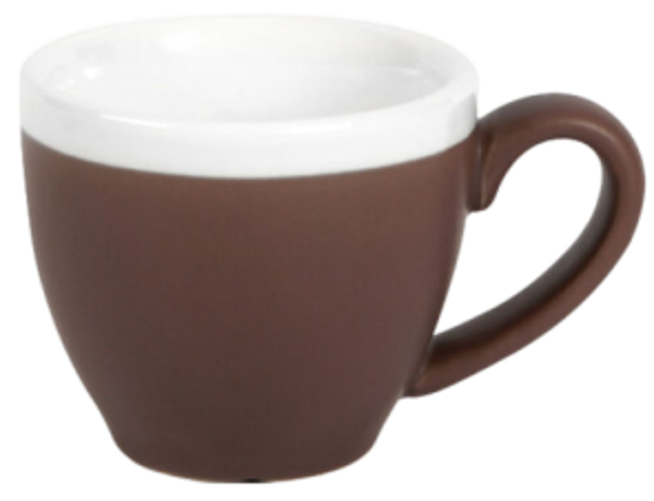 Tazza Caffè / Porcellana colorata / cl.8 / 6 pezzi / LIONESS MARRONE