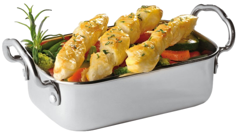 Porta Snack / Acciaio Inox / cm.14,5X9,5 / h cm.4,5 / cl.50 / 1 pezzo / PADERNO