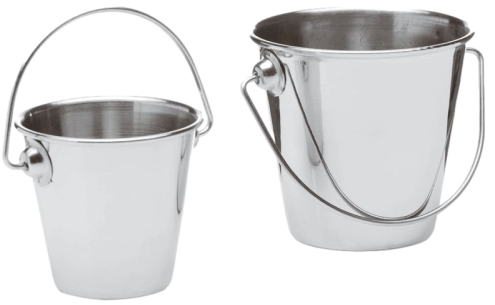 Porta Snack / Acciaio Inox / diam. cm.7 / h cm.6,5 / cl.15 / Conf. 4 pezzi / PADERNO