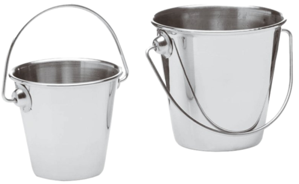 Porta Snack / Acciaio Inox / diam. cm.7 / h cm.6,5 / cl.15 / Conf. 4 pezzi / PADERNO