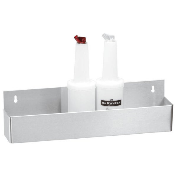 Rastrelliera per bottiglie / Acciaio Inox / cm.81x10,5 / h cm.15,5 / 8 bottiglie / 1 pezzo / PADERNO