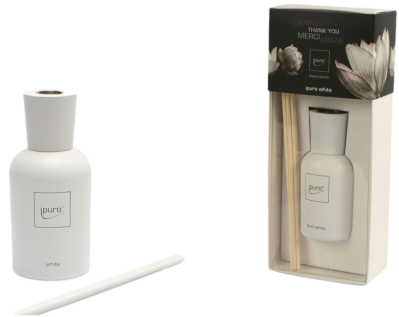 Diffusore Profumazione / 500ml / White / Con bastoncini / IPURO