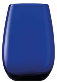 Bicchiere / Vetro colorato / Blu cobalto / cl.46,5 / H cm.12,3 / diam. cm.6,5 / Conf. 6 pezzi / STOLZLE LAUSITZ ELEMENTS