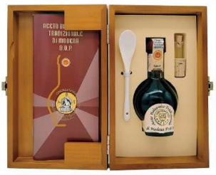 AGGAZZOTTI - Aceto Balsamico Tradizionale di Modena DOP Affinato 10cl in cofanetto di legno (1) - Cod. GABE/0151Y