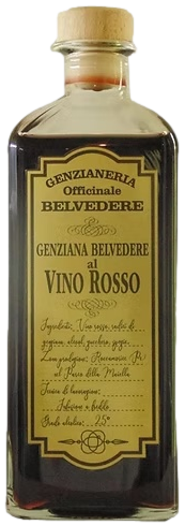 GENZIANERIA OFFICINALE BELVEDERE Genziana al vino rosso 70cl (6)