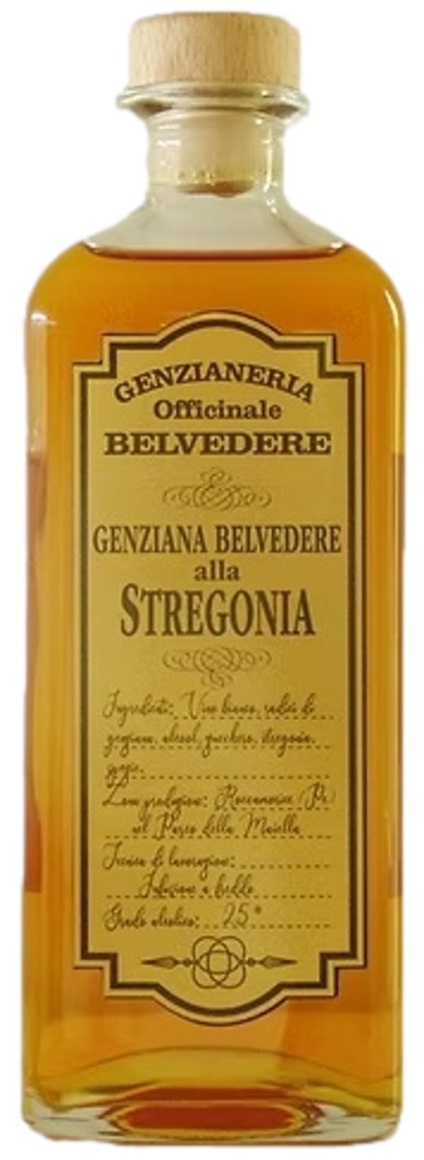 GENZIANERIA OFFICINALE BELVEDERE Genziana alla Stregonia 70cl (6)
