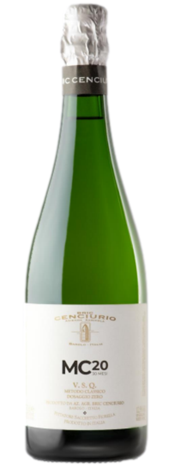 BRIC CENCIURIO - "MC20" Spumante Dosaggio Zero Millesimato 2020 75cl (6) - Cod. GABE/0009B