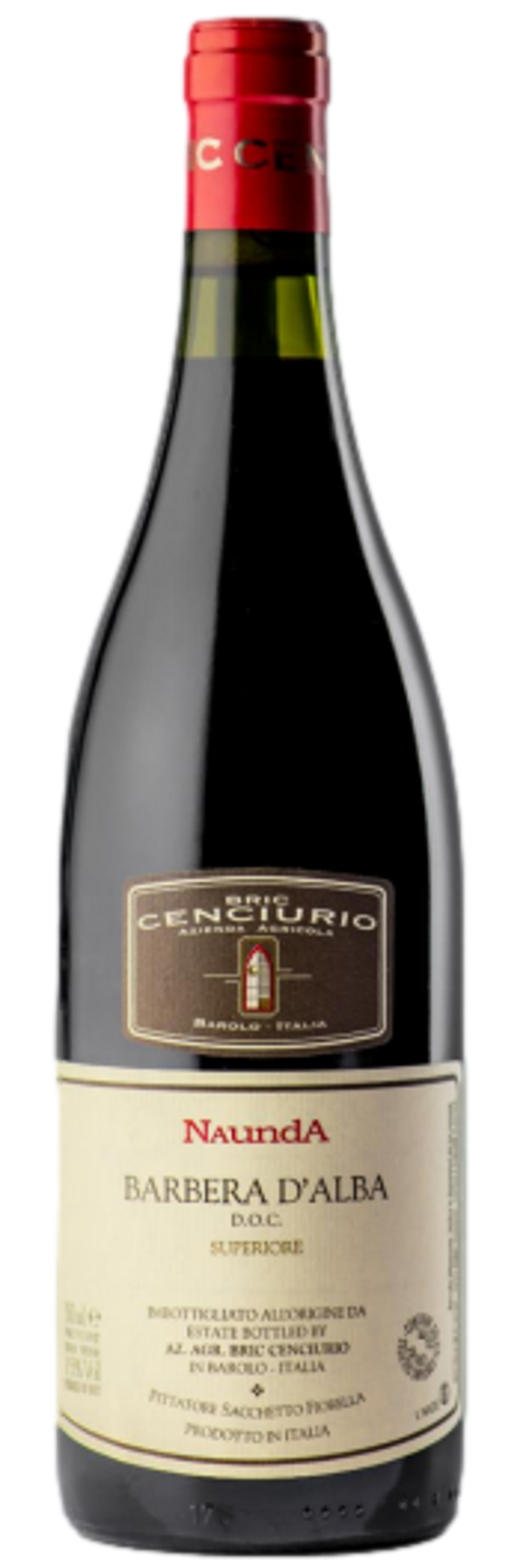 BRIC CENCIURIO - "NAUNDA" Barbera d'Alba DOP Superiore 2023 75cl (6) - Cod. GABE/0015B