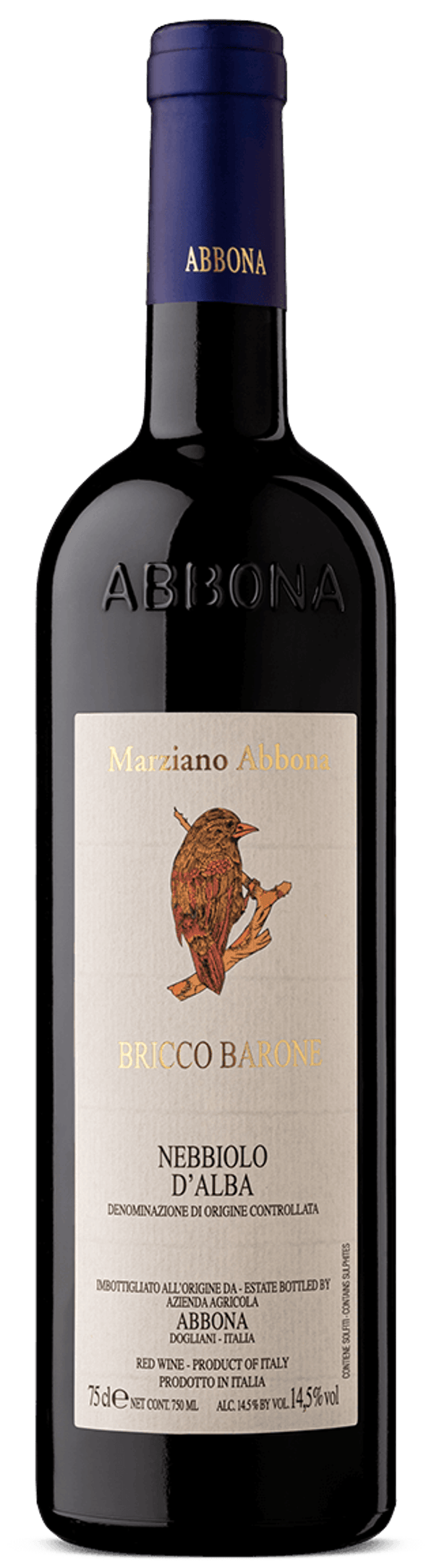 ABBONA "BRICCO BARONE" Nebbiolo d'Alba DOP 2023 75cl (6)