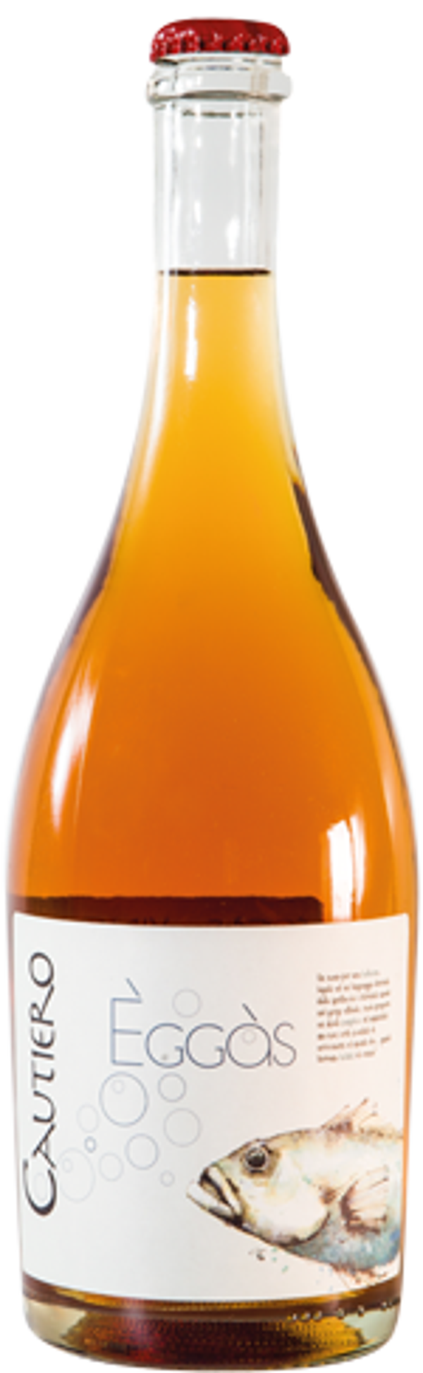 CAUTIERO - "EGGAS" Rosato Frizzante IGP PET NAT 2022 75cl (6) - Cod. ETIC/CAEG22