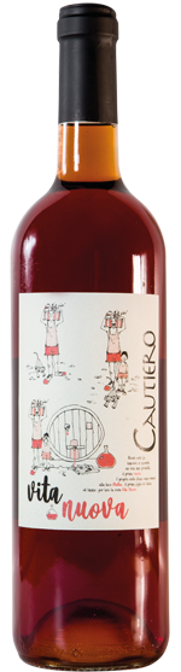 CAUTIERO - "VITA NUOVA" Rosato Campania IGP 2024 75cl (6) - Cod. ETIC/CAVN24