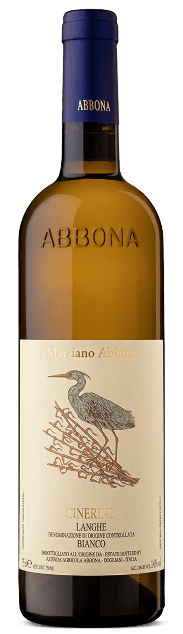 ABBONA "CINERINO" Bianco Langhe DOP 2024 75cl (6)