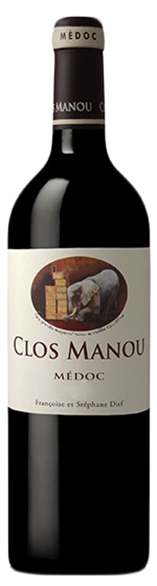 BORDEAUX - CLOS MANOU "CLOS MANOU" Medoc AOC 2017 75cl in cassa di legno (6)