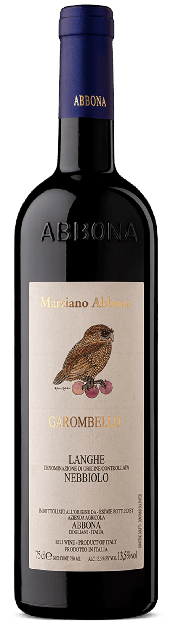 ABBONA "GAROMBELLO" Nebbiolo Langhe DOP 2024 75cl (6)