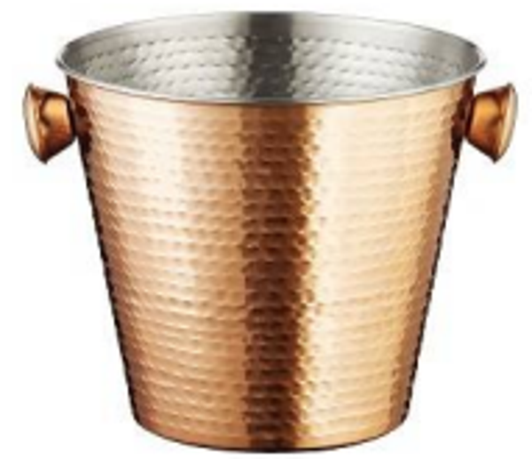 SECCHIELLO - Placcato rame cm.23 / H cm.21,5 / lt.5 (1) Cod. HI028369