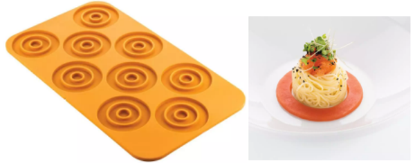 STAMPO - HI028601 - "CERCHIO 3.0" Stampo in silicone per la realizzazione di 9 cerchi (1)
