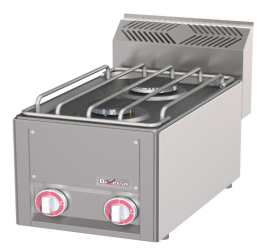 CUCINA A GAS - RANGE600 2 Fuochi TOP (1) Cod. HI035609