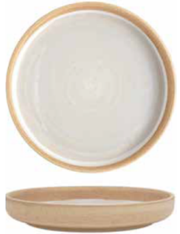 PIATTO PIANO - ESSENTIA "BALEARI" Piatto piano Ø cm.25,6 / H cm.4,4 interno lucido effetto madreperla (3) cod. HI036026