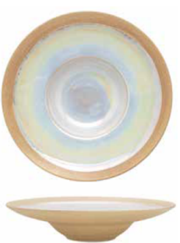 PIATTO PASTABOWL - ESSENTIA "BALEARI" Ø cm.28 / interno cm.13,5 interno lucido effetto madreperla (3) Cod.HI036028